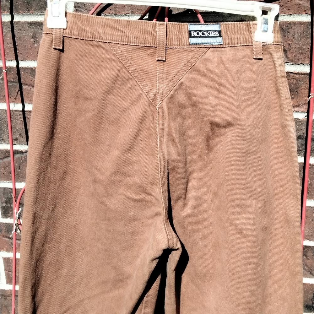 VTG Authentic Rockies Jeanswear Women's Light Brown High-waisted 29/9 Jeans
